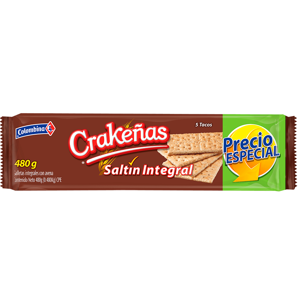 Crakeñas Saltín Integral 384 g