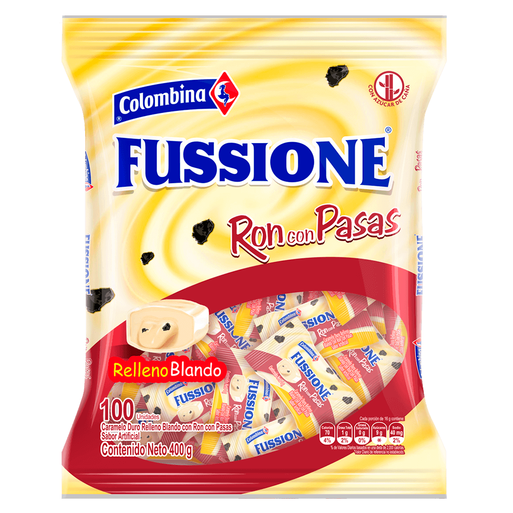 Fussione Ron con Pasas 100 uds