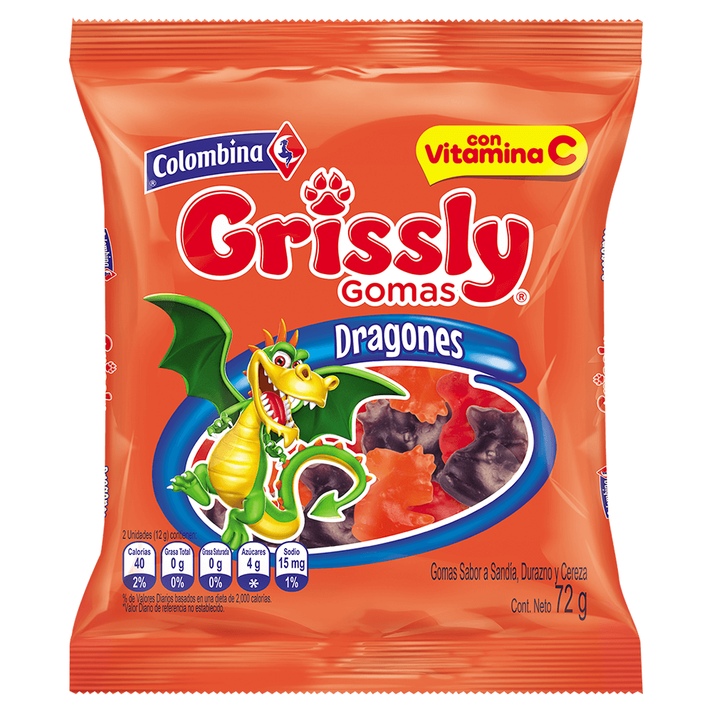 Grissly Dragones 72g