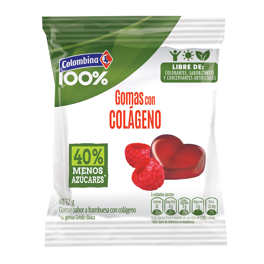 Gomas 100% Colageno 72 g