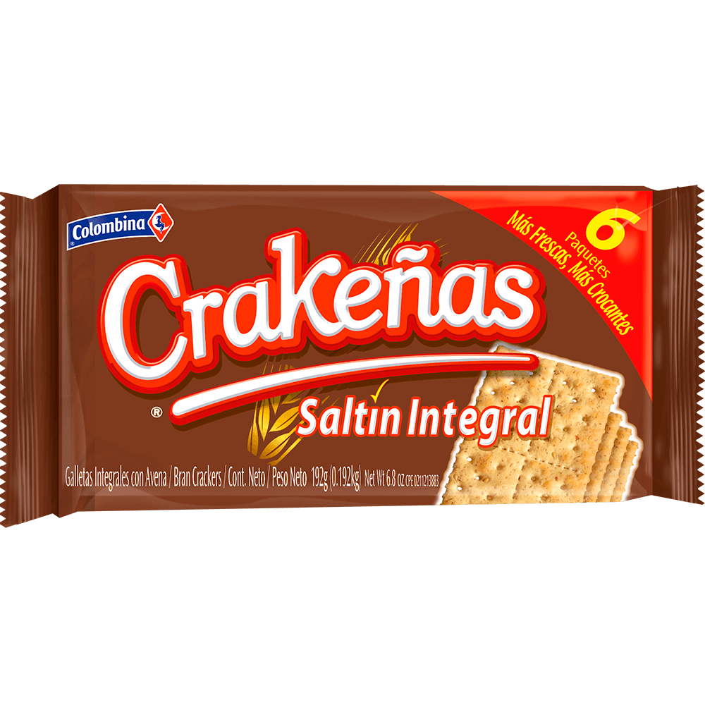 Crakeñas Saltín Integral 192 g