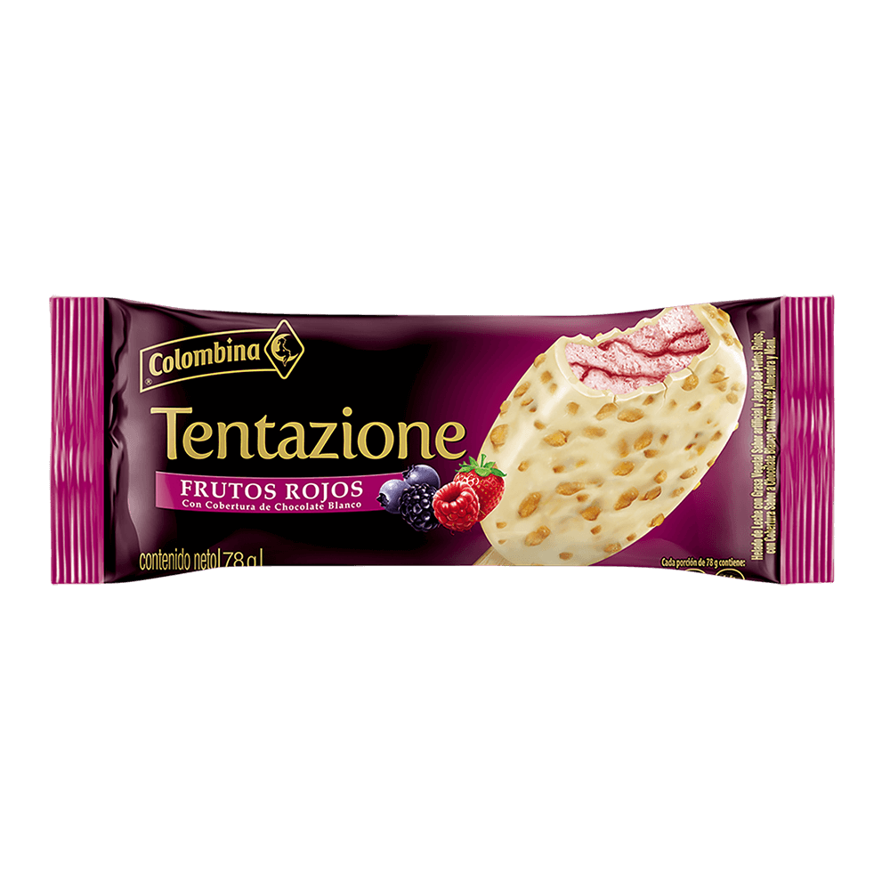 Paleta Tentazione Frutos Rojos