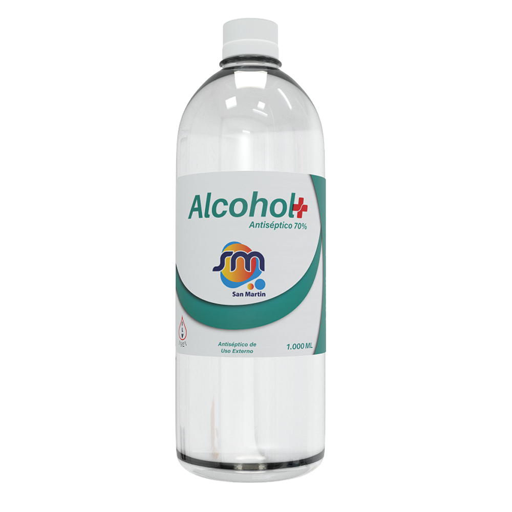 Alcohol antiseptico San Martin 1000 ml