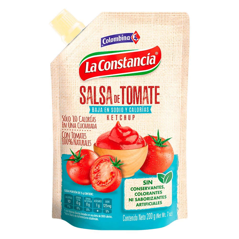 Salsa de Tomate Baja en Sodio 200 g