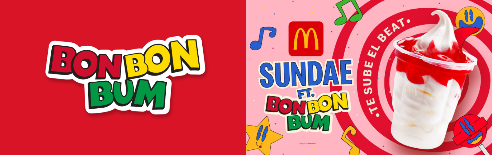Ahora el Sundae Feat. Bon Bon Bum de McDonald´s estará disponible para los colombianos