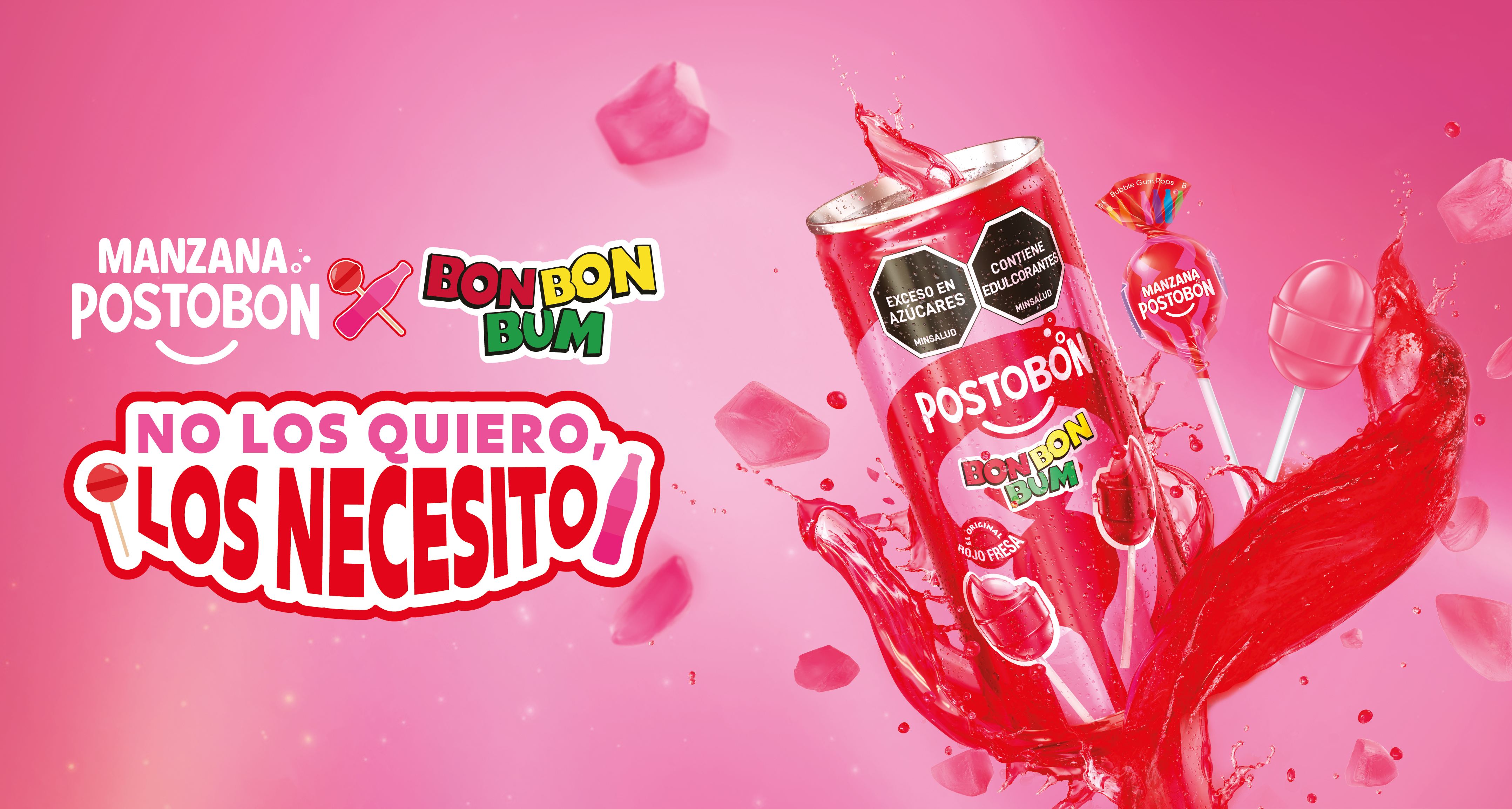 ¿Qué pasa cuando la chupeta con chicle más famosa y la gaseosa más querida de Colombia se cruzan?