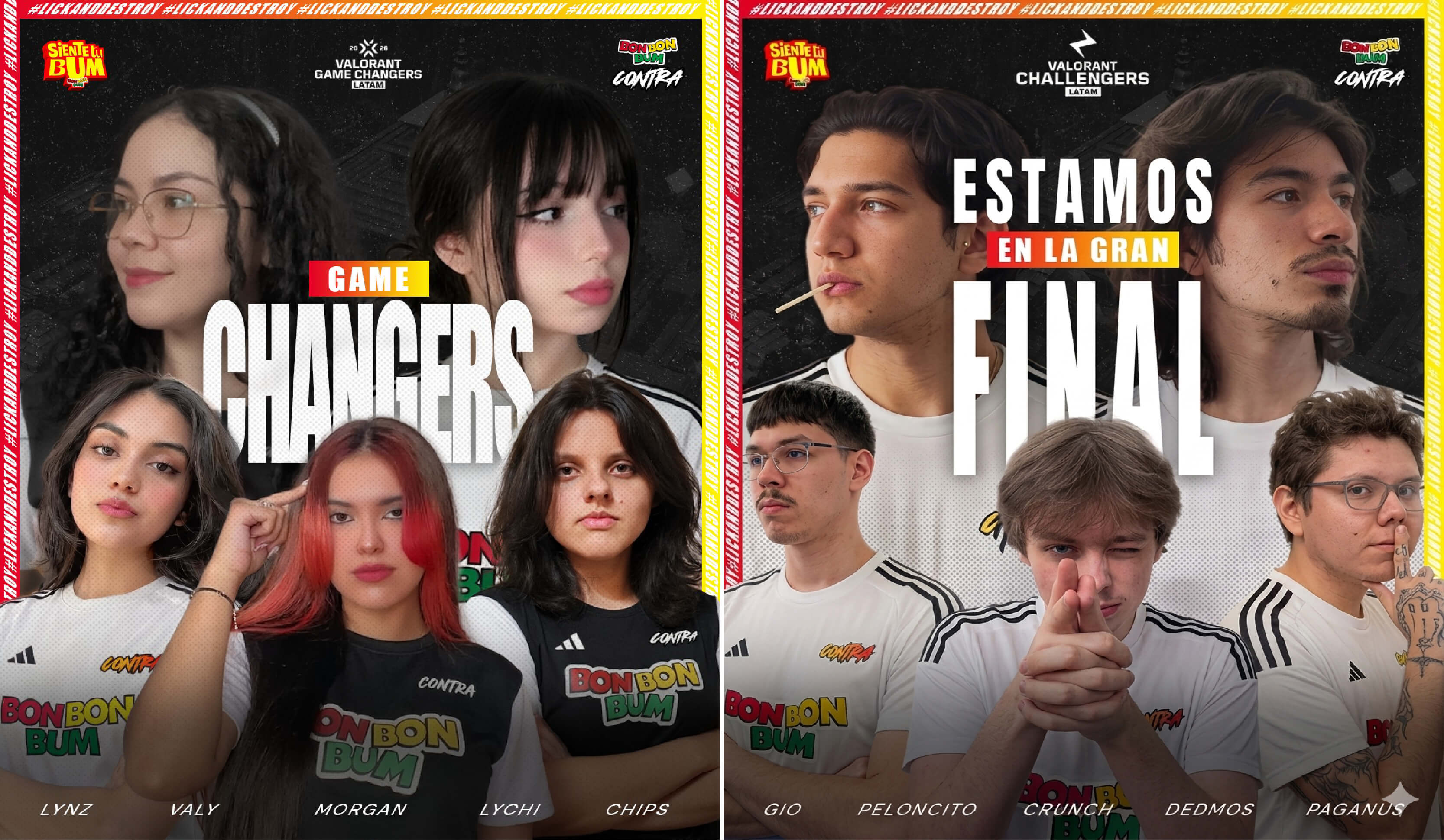 Bon Bon Bum Contra se consolida en la élite de los Esports: Doble    subcampeonato regional y éxito total en su Draft Femenino