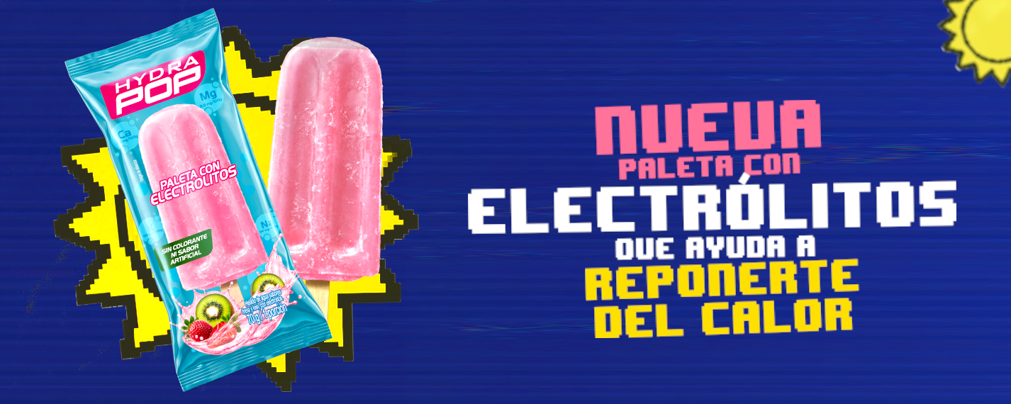 Colombina lanza HydraPop la primera paleta con electrolitos en Colombia